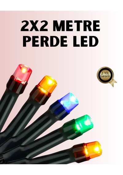 Mey İthalat 8 Modlu Zaman Ayarlı Led Perde Işık - Bahçe Ve Balkon Dekorasyonu