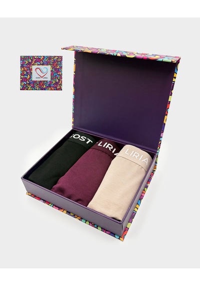 Gost Liria Hush Trio Kadın Slip 3 Lü Paket - Çok Renkli Çok Renkli