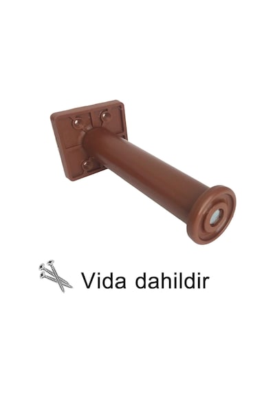 2 Adet Modül Ayarlanabilir Destek Ayağı 15 X 23 Cm Kahverengi Ayak Mobilya Kanepe Baza Koltuk Ünite Ayakları