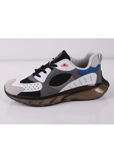 Dunlop 2234 Siyah Beyaz Mix Şeffaf Taban Spor Ayakkabı