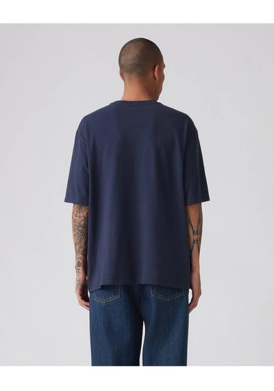 Levi's Levis Erkek T-shirt Half Sleeve Tee Lsco Monogram Lc Navy-4797 Blues