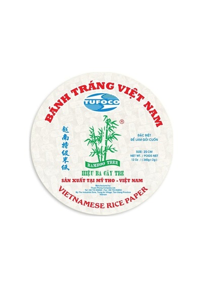 Tufoco Pirinç Yufkası - Spring Roll Wrapper 340gr-3555