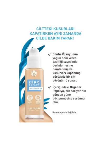 Yves Rocher Kusursuz Ten Fondöten-pembe 100-30 Ml-54337