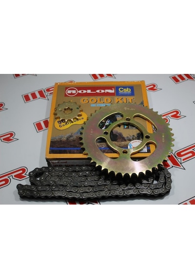 Zincir-Dişli Seti Yamaha Ybr 125 14x44 Rolon (490521030)