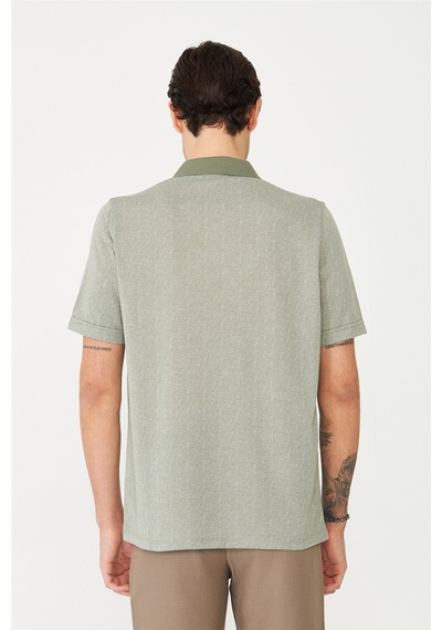 Haki Polo Yaka T-shirt Haki