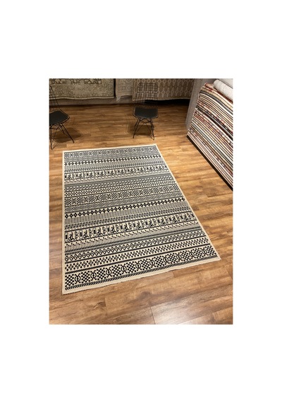 Hattuşa Ht-05 Beyaz Halı Çok Renkli