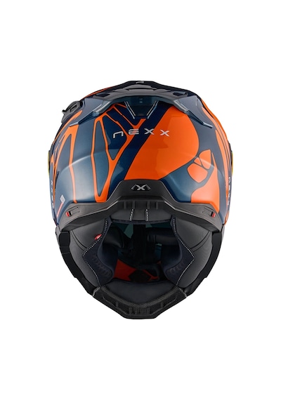 Nexx X.wst 3 B-sıde Mavi-turuncu Kask Turuncu