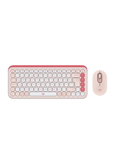 Logitech Pop Icon Kablosuz Bluetooth Sessiz Q Klavye ve Mouse Seti
