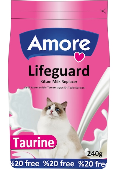 Amore Lifeguard Yavru Kedi Süt Tozu 240 G + Biberon Temizlik Seti 50 ML