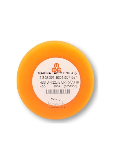 Mte Unf 5/8 Pafta İnce Vidalı Hss Dın 223/b