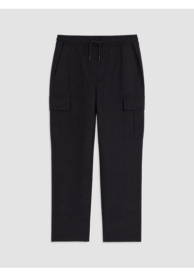 Lcw Eco Siyah Relax Fit Erkek Kargo Pantolon