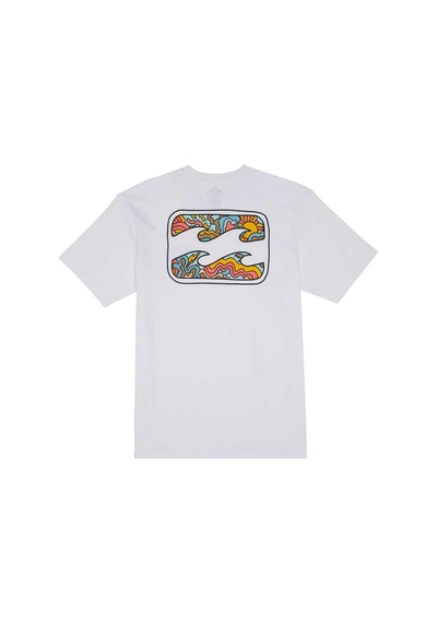 Billabong Crayon Wave Ss Beyaz Çocuk T-shirt Beyaz