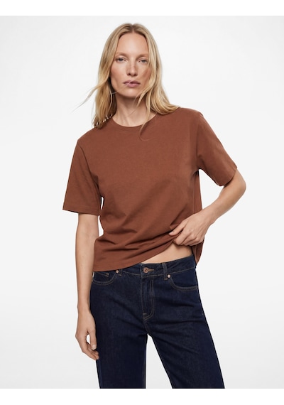 Koton Regular Fit Pamuklu Kısa Kollu Bisiklet Yaka Basic Tişört Kahverengi 6sak60009ek Kahve Koton Regular Fit Pamuklu Kısa Kollu Bisiklet Yaka Basic Tişört Kahverengi 6sak60009ek Kahve