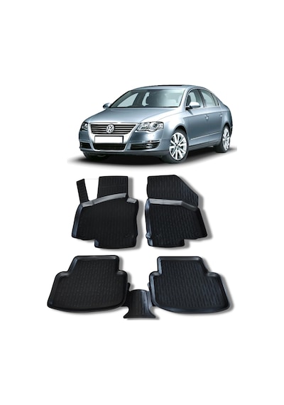 Vw Passat B6 Paspas 2005 - 2010 Arası 3D Havuzlu Wöller Paspas