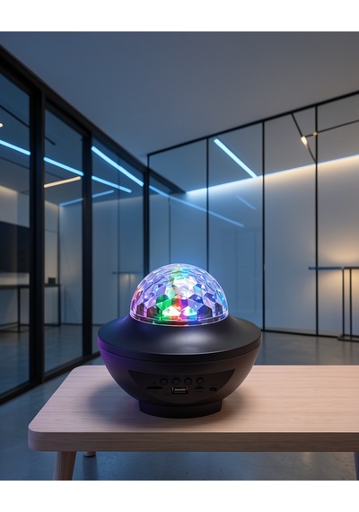 Müzikli Parti Işığı Rgb Bluetooth Usb Ve Tf Kartlı Uczzdıskoxy918-2