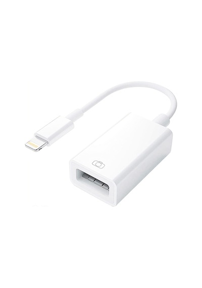 Apple Uyumlu iPad  iPhone Lıghtnıng Otg Adaptör Flash Bellek Mouse Klavye Bağlamak İçin 4434