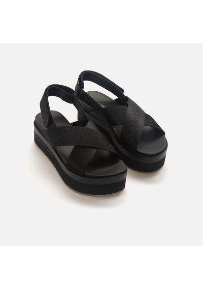 Calvin Klein Dolgu Topuklu Kadın Sandalet Yw0yw01362 Siyah