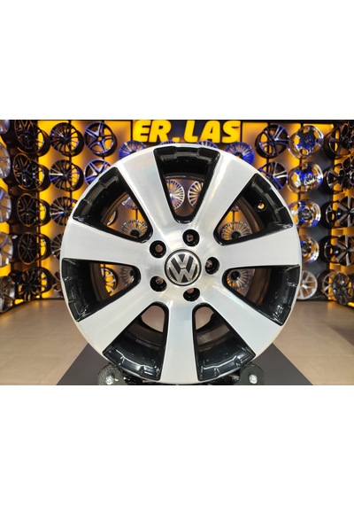 4 Adet Volkswagen 6.5 16 5 112 Et33 57.1 Black Mack Jant Revize Edilmiş Takım