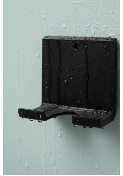 Yapışkanlı Traş Bıçak Bıçağı Jilet Kablo Cep Telefonu Tutucu Traş Bıçaklık Jiletlik Banyo Organizer Siyah