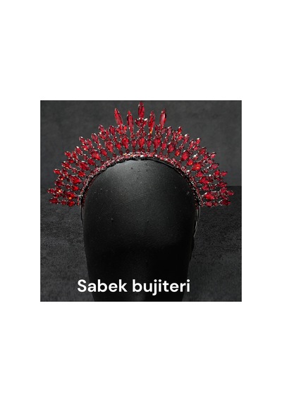 Ophelia Gelin Taçı Kına Party After Taç Kırmızı - 761374704 Kırmızı