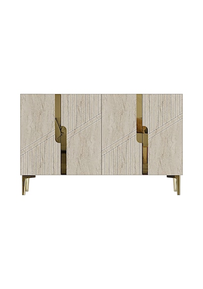 Ka1228btg Evva120 Konsol, Kahve Köşesi Ve Tv Sehpası, Çok Amaçlı Dolap Beyaz - Traverten - Gold 120cm Ka1228btg Evva120 Konsol, Kahve Köşesi Ve Tv Sehpası, Çok Amaçlı Dolap Beyaz - Traverten - Gold 120cm