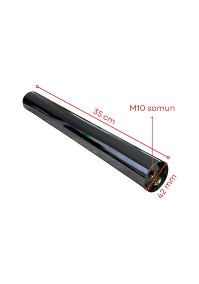 Cateksss 42 Lik Metal Ara Bağlantı Ayağı 35 Cm - 10 Lu Paket Gümüş