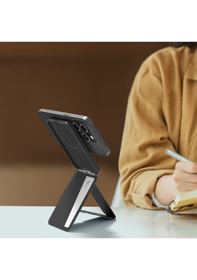 Amazingthing Glamour Link Fonksiyonel Çok Yönlü Grip Standlı Magnetik Kartlık Siyah
