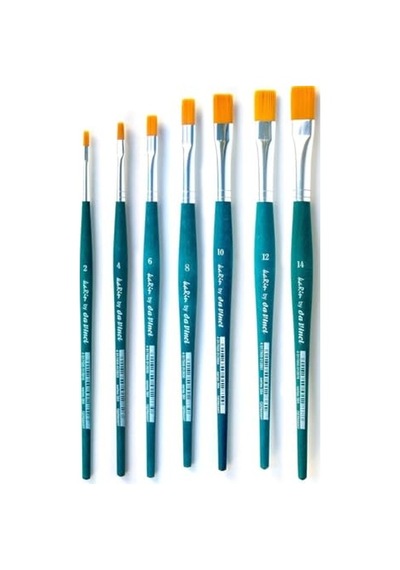 Sentetik Düz Fırçası Seri 384t5 No 14