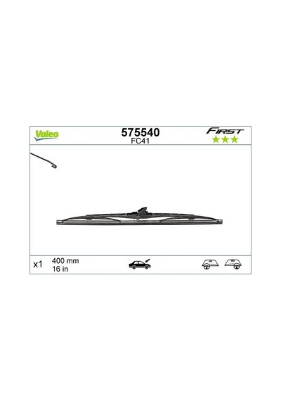 Valeo 575540 Silecek Supurgesi Tek