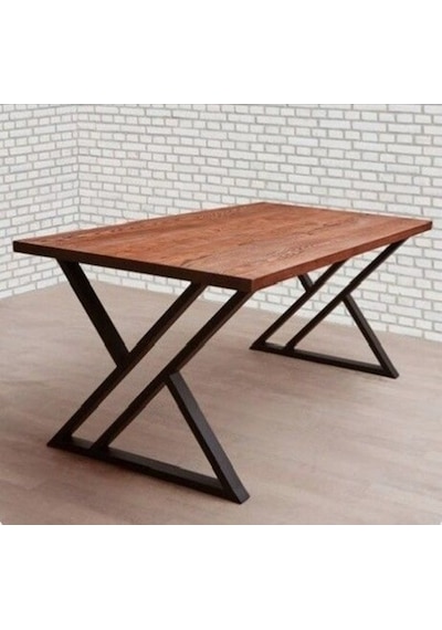Güvendekoratif Güvendekoratif Metal Masa Ayak (485552622) Antrasit