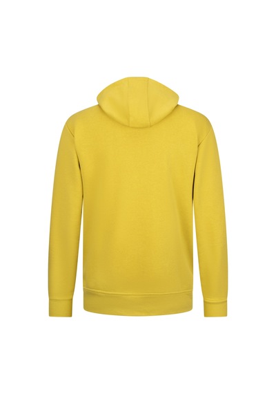 Hatemoğlu Sarı Regular Fit Fermuarlı Kapüşonlu Sweatshirt SAFRAN