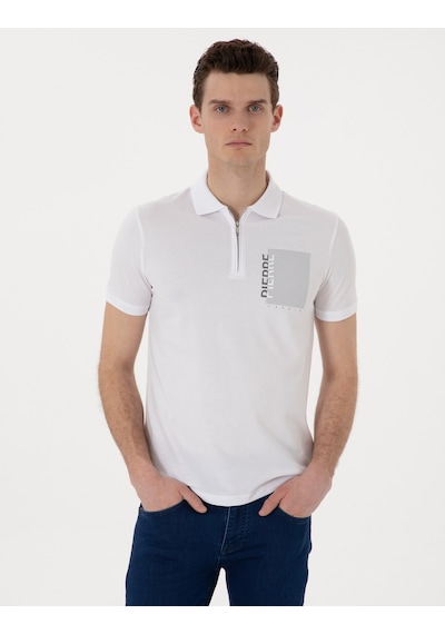 Pierre Cardin Erkek Beyaz Tişört 50307929-vr013 Beyaz