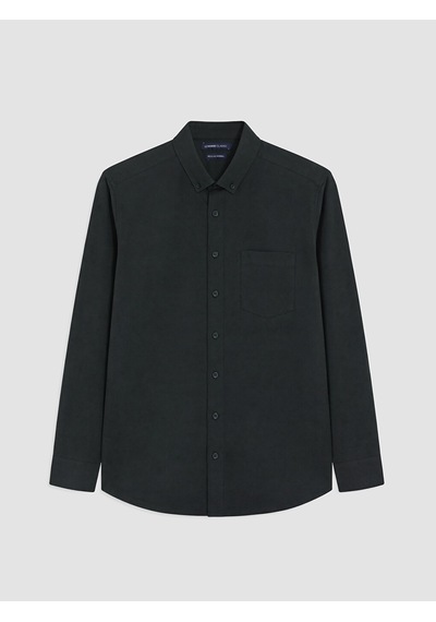 Lcwaıkıkı Classic Haki Regular Fit Oxford Erkek Gömlek