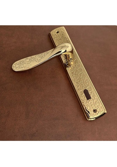 Özen Handles İmza Titanyum Zk19 Zamak Aynalı Oda Kapı Kolu 1 Takım