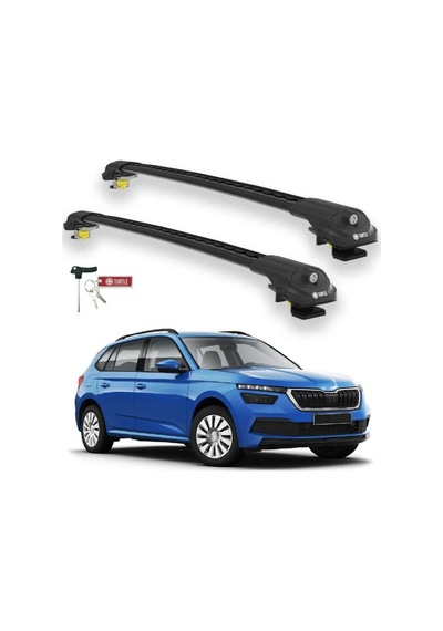 Turtle Skoda Kamiq 2019-2025 Ara Atkı Air1 Siyah