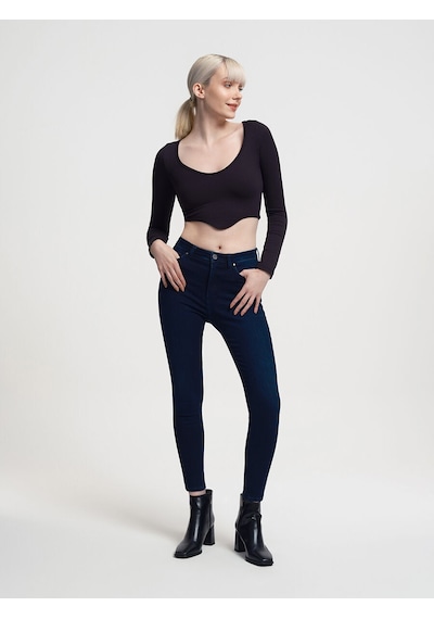 Loft Natalie Skinny Kadın Pantolon Denim