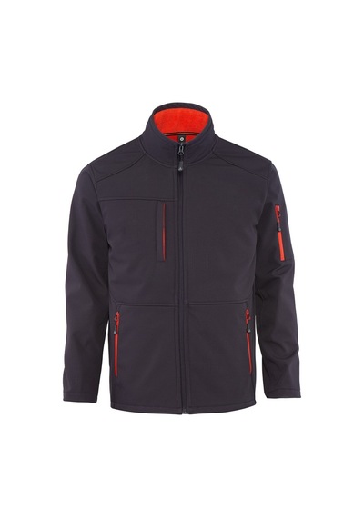 My Form Rainbow Softshell Outdoor Mont-antrasit Turuncu Gri - Turuncu
