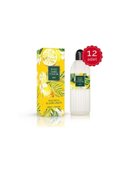 Eyüp Sabri Tuncer Klasik Limon Kolonyası 80 Derece Pet Şişe 400 Ml X 12 Adet 7695063816577