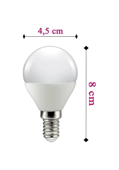 7w Mini Avize Led Ampul Sarı Işık E14 Standart