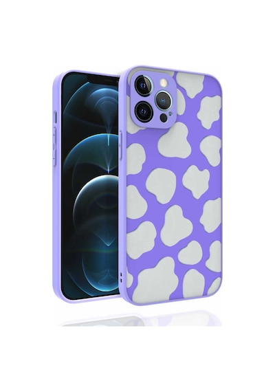 Kilifone - İphone 12 Pro Max Uyumlu Kılıf Desenli Kamera Korumalı Parlak Nora Kapak - No6 - T24247