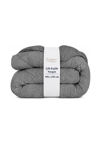 Formeya Antrasit Gri Soft Kışlık Yorgan Çift Kişilik 195X215 Antrasit