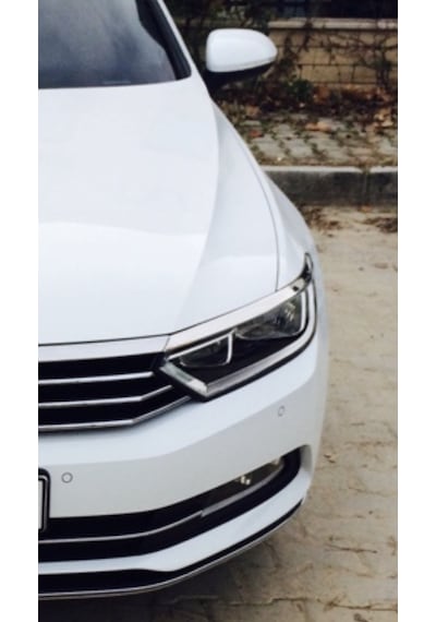 Vw Passat B8 ve B8.5 Krom Far Kaşı Seti 3 Parça