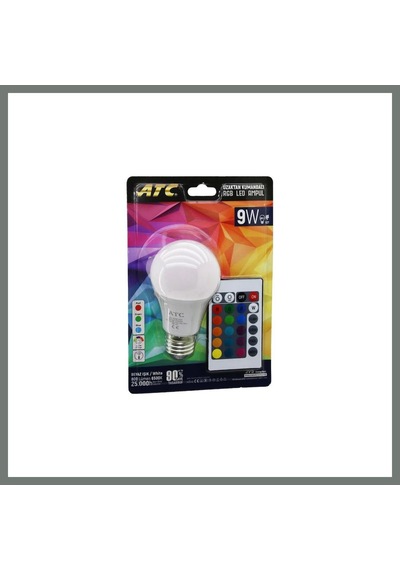 Bezos Atc 9w Kumandalı Beyaz+rgb Led Ampul 1 Adet Mmbz Standart