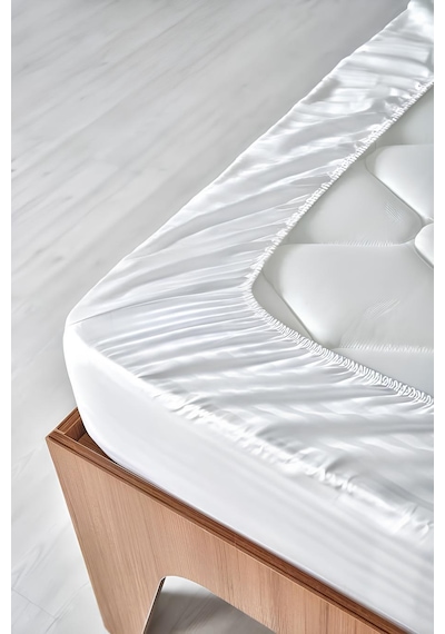 Çift Kişilik Lastikli Otel Tipi Pamuk Saten Çizgili Çarşaf Takımı Orkide Home Collection Çizgili