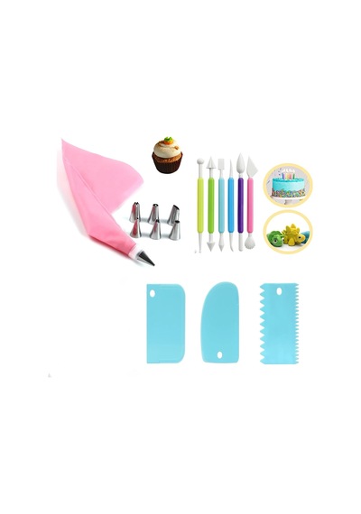 Profesyonel Pasta Süsleme Seti,18 Parça, Renkli Dekorasyon Marzipan Set Kalemi, Krema Sıkma Torbası, Spatula, Hamur Şekillendirici,pasta Süsleme Araçları Trapez Spatula Pasta Aksesuarı Pasta Kiti Altın - Beyaz Profesyonel Pasta Süsleme Seti,18 Parça, Renkli Dekorasyon Marzipan Set Kalemi, Krema Sıkma Torbası, Spatula, Hamur Şekillendirici,pasta Süsleme Araçları Trapez Spatula Pasta Aksesuarı Pasta Kiti Altın - Beyaz