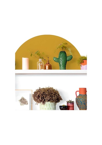 Kendiliğinden Yapışkanlı Kumaş Kanvas Dokulu Duvar Kağıdı Boho Bohem Ikili Yarım Daire Raf İçin Renkli
