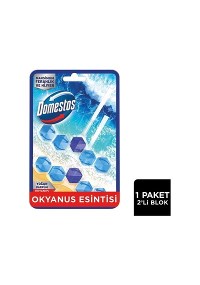 Wc Blok 5'li Güç Tuvalet Bloğu Okyanus Ferahlığı Maksimum Hijyen 100 G