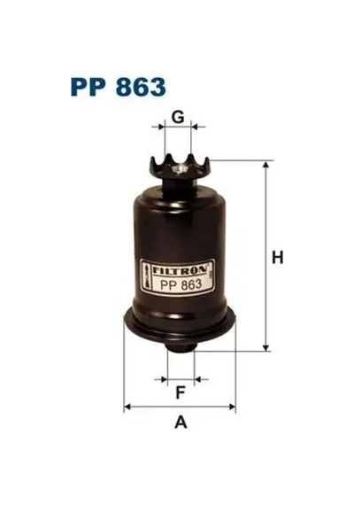 Mitsubishi Lancer 4 Yakit Filtresi 1.5 1990-1992 Fıltron Pp863