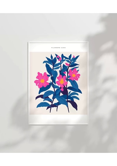 Çerçevesiz Poster Doğanın Göz Alıcı Çiçekleri