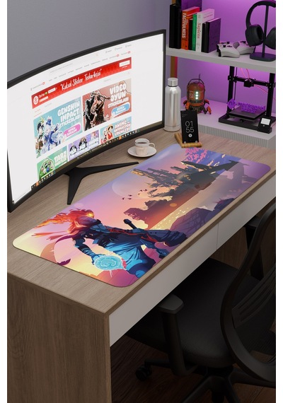 Dead Cells Kaymaz Dikişli Kauçuk Oyuncu Mousepad V1 - 90x40 Xxl Gaming Mouse Pad Fare Altlığı